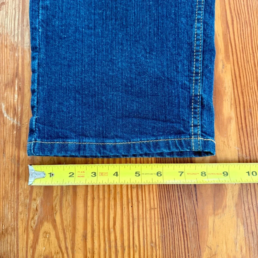 Levis 505 Regular Fit Straight Leg Blue Denim Jeans Mens‎ 38x30 Dark Wash